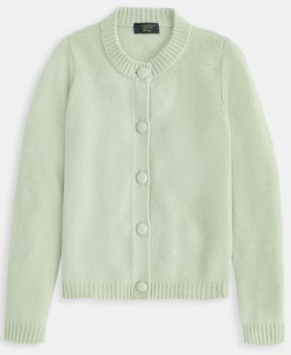 Women's 100% Cashmere Chunky Crewneck Cardigan, Macy's Exclusive