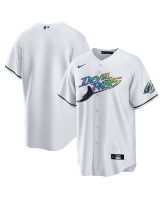 Nike - Men's White 25th Anniversary Tampa Bay Rays Home Replica Team Jersey