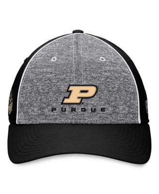 Men's Gray/Black Purdue Boilermakers Nimble Adjustable Hat