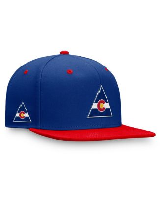 Fanatics - Men's Blue/Red CO Rockies Heritage Retro Fitted Hat