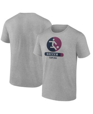 Fanatics Mto Label - Men's Heather Gray US Soccer Radiating Victory T-Shirt
