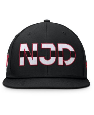 Men's Black New Jersey Devils Authentic Pro Rink Snapback Hat