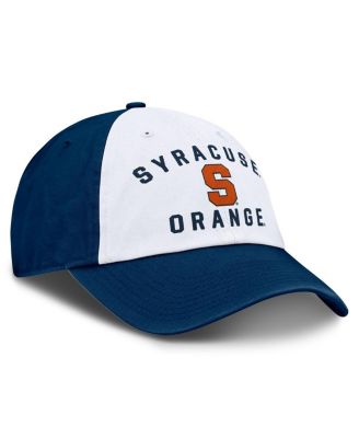 Men's White Syracuse Orange Weston Adjustable Hat