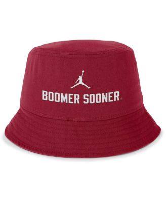 Men's Crimson Oklahoma Sooners Local Apex Bucket Hat