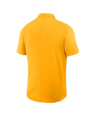 Men's Gold Iowa Hawkeyes Primetime Victory Primary Logo Performance Polo Shirt