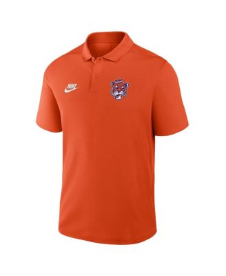 Men's Orange Clemson Tigers Primetime Victory Legacy Vault Logo Performance Polo Shirt