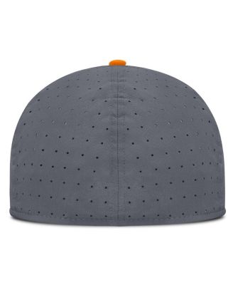 Men's Gray Tennessee Volunteers On-Field Dugout True Performance Fitted Hat
