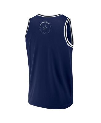 Men's Navy Dallas Cowboys Elements Future Ground Jersey Tank Top