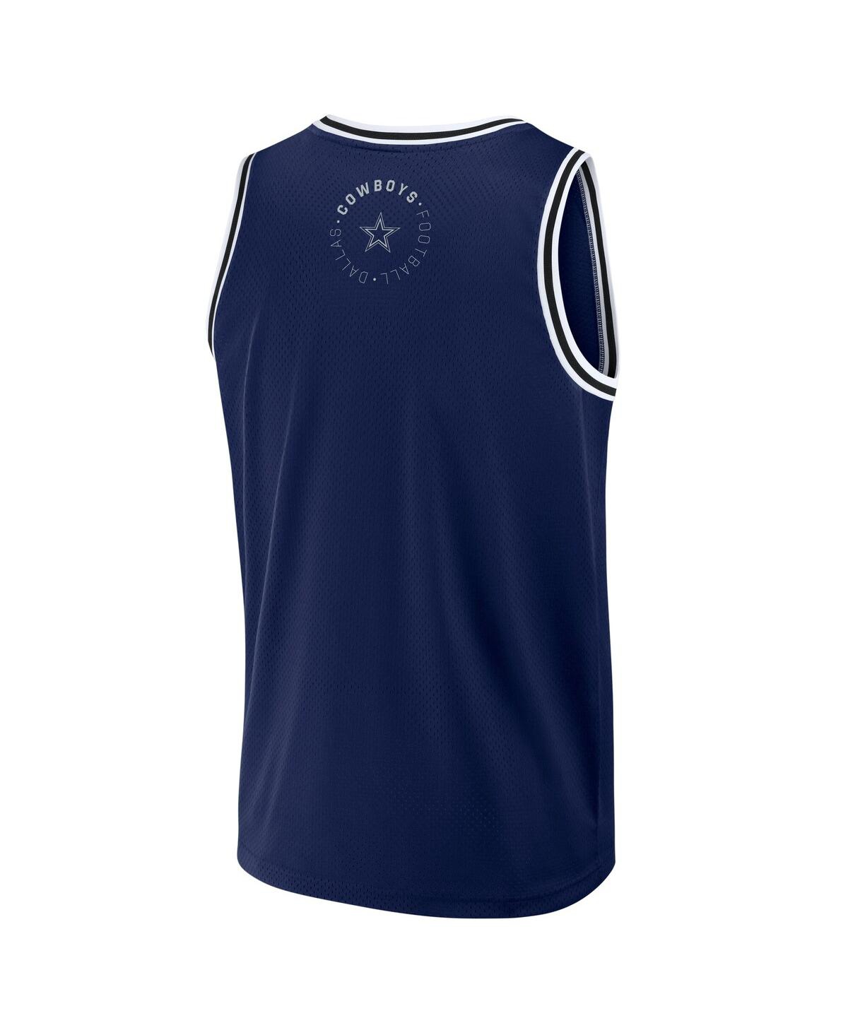 Fanatics Men's Navy Dallas Cowboys Elements Future Ground Jersey Tank Top