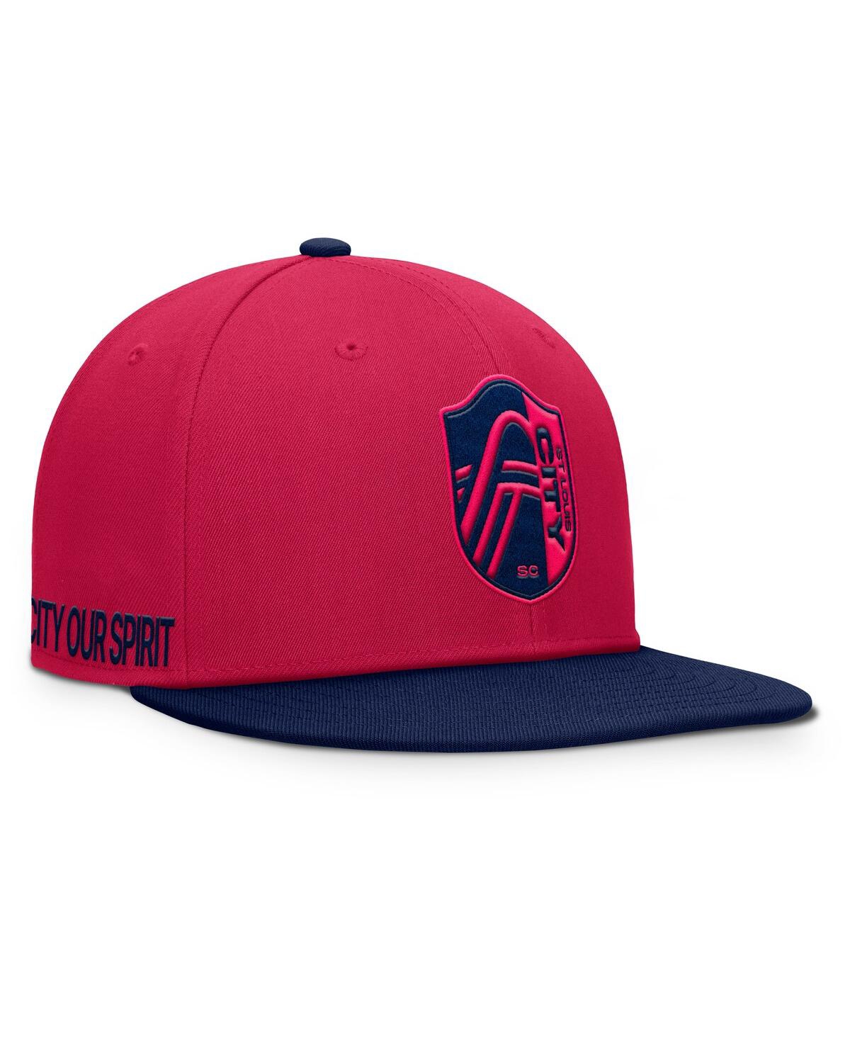 Fanatics Men's Red St. Louis City Sc Sitter Snapback Hat