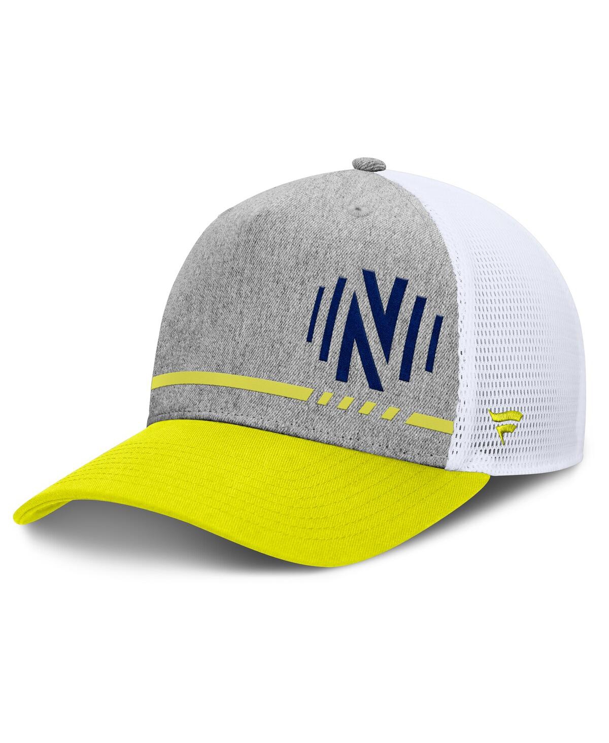 Fanatics Men's Heather Gray Nashville Sc Low Block Trucker Adjustable Hat - Heather Gray
