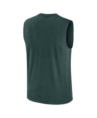 Men's Green Michigan State Spartans Primetime Tricode Legend Performance Tank Top
