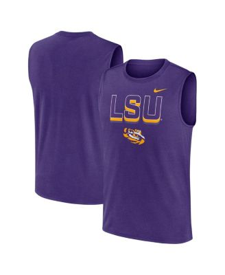 Nike - Men's Purple LSU Tigers Primetime Tricode Legend Performance Tank Top