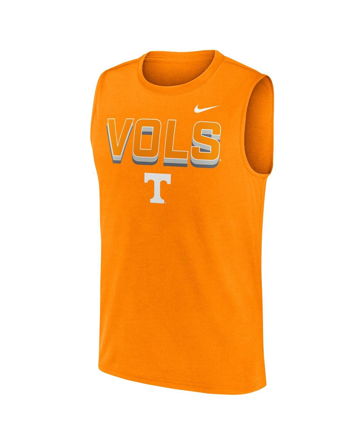 Nike Men's Tennessee Orange Tennessee Volunteers Primetime Tricode Legend Performance Tank Top In Blue
