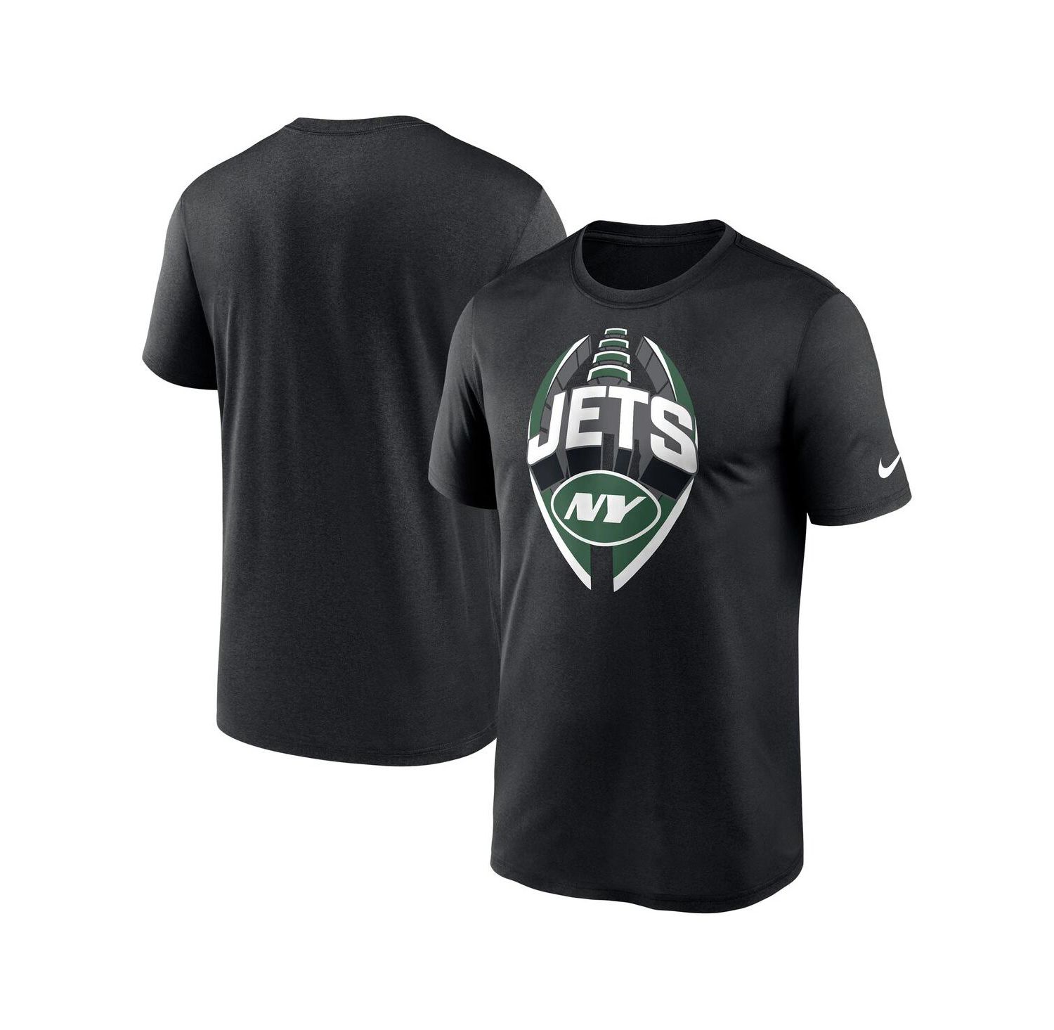 Men's Black New York Jets Legend Icon Performance T-Shirt