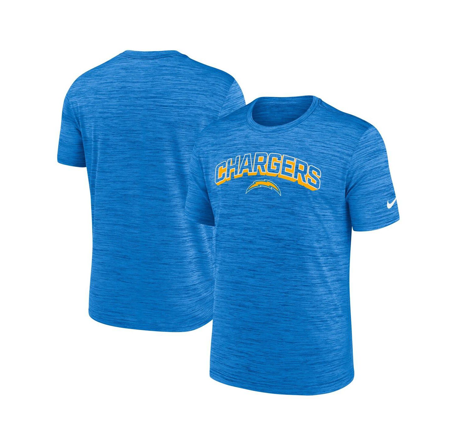 Men's Powder Blue Los Angeles Chargers Velocity Performance T-Shirt