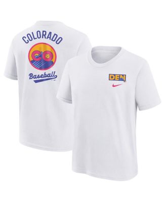 Nike - Big Boys and Girls White Colorado Rockies 2025 City Connect T-Shirt