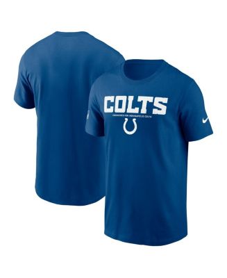 Nike Men's Royal Indianapolis Colts Sideline Performance T-Shirt - Macy's