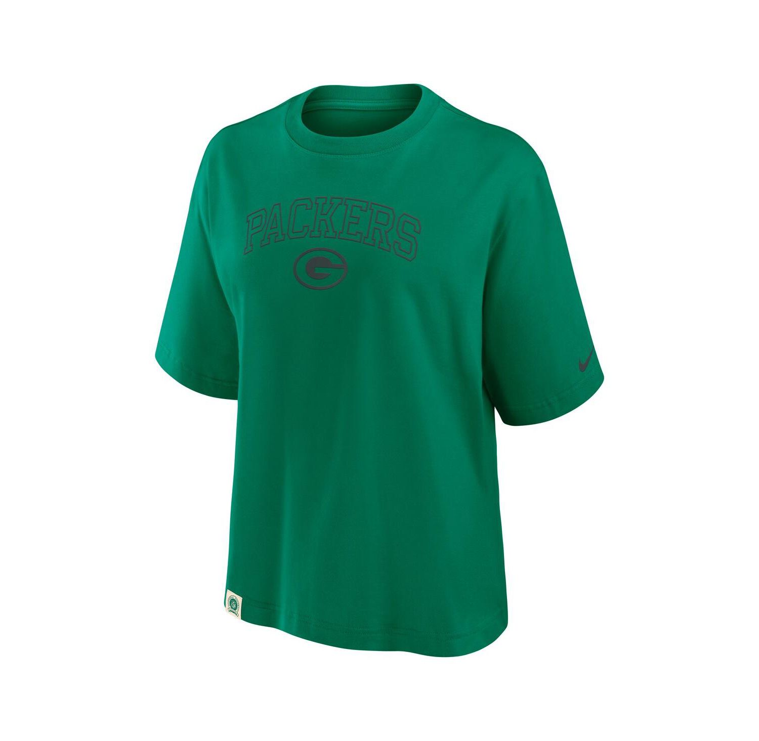Women's Green Green Bay Packers Glory Arch Boxy T-Shirt