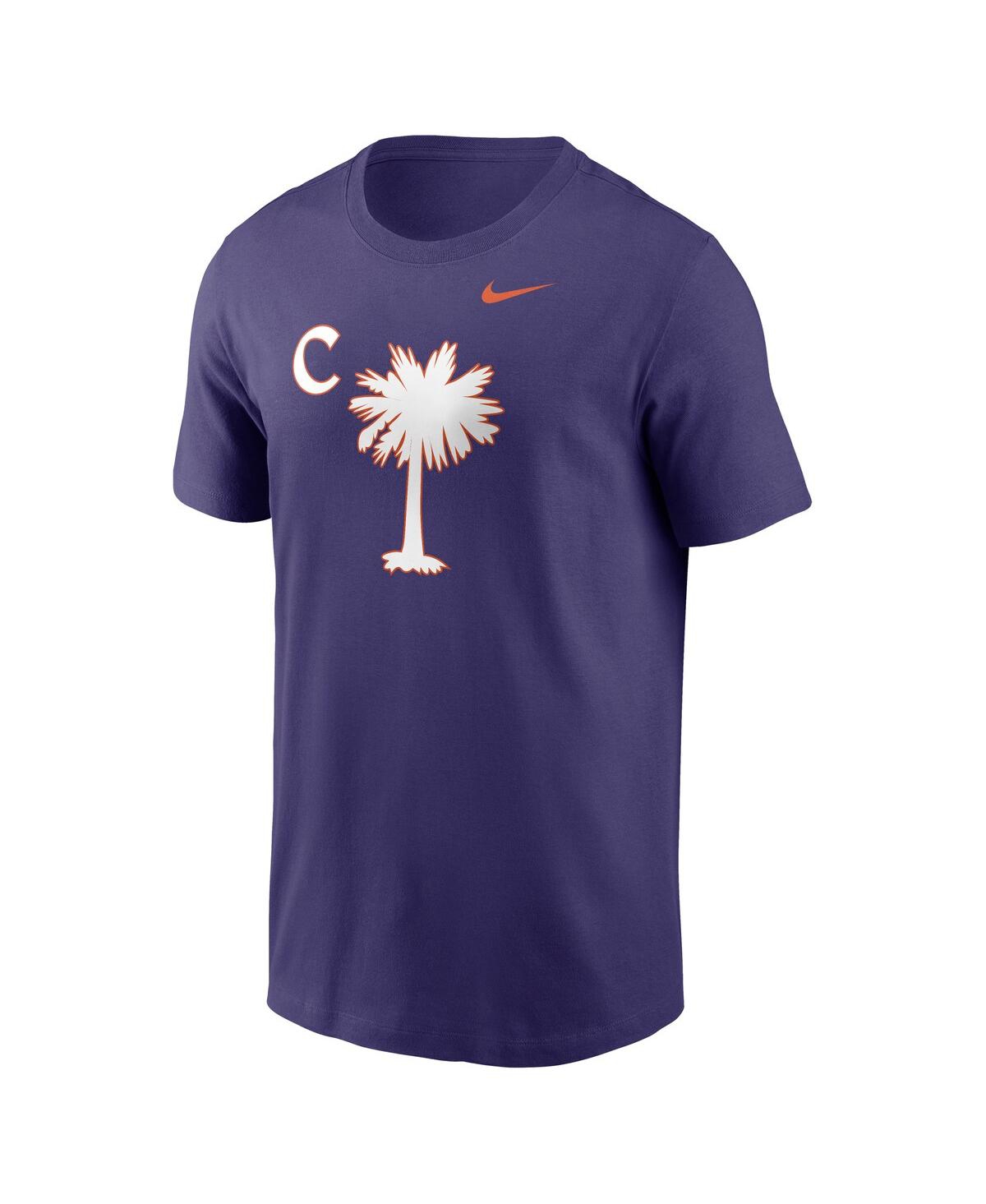 Nike Purple Clemson Tigers Palmetto C T-shirt In Purple