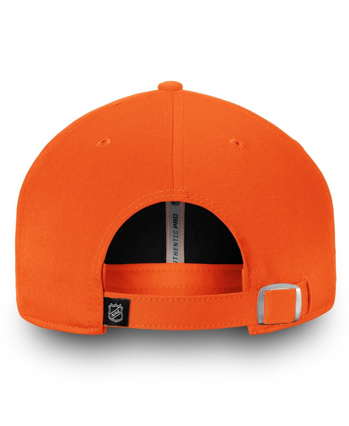 Fanatics Men's Orange Anaheim Ducks Authentic Pro Rinkside Fundamental Adjustable Hat