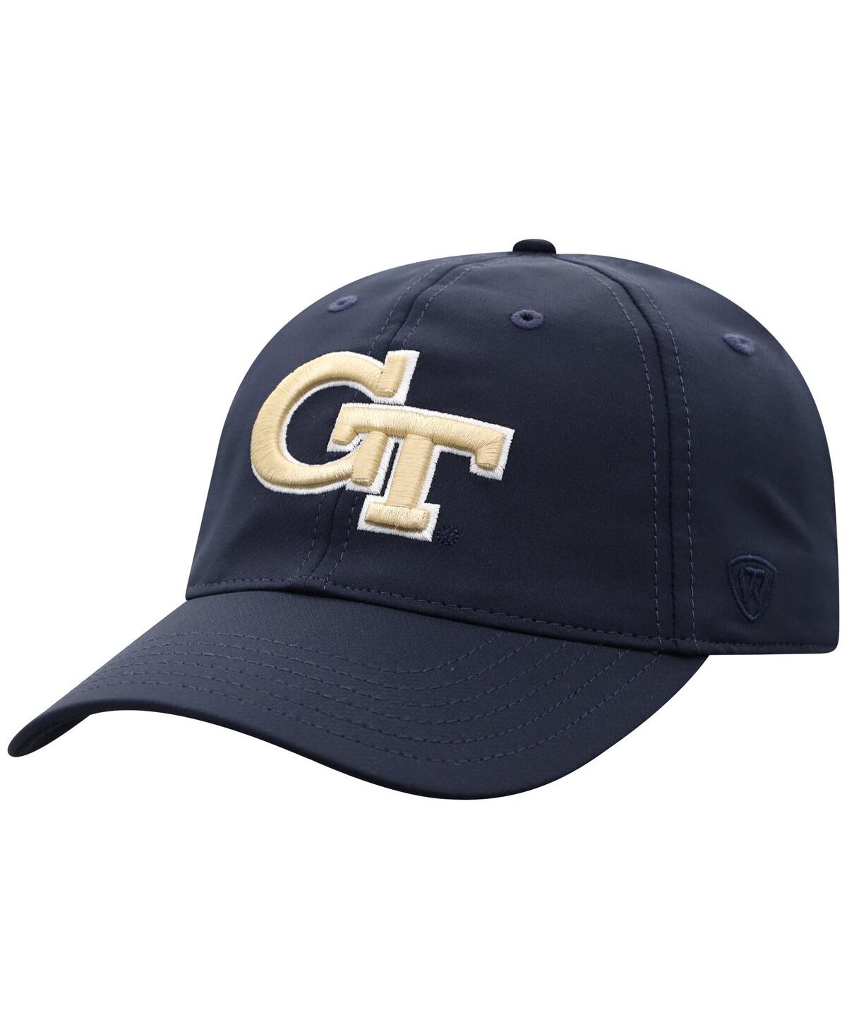 Men's Navy Georgia Tech Yellow Jackets Victory Trainer Adjustable Hat - Navy