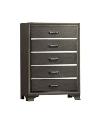 Oceana Wood 5 Drawer Chest
