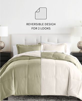 All Season Lightweight Down Alternative Reversible 2-Pc. Comforter Set, Twin/Twin XL