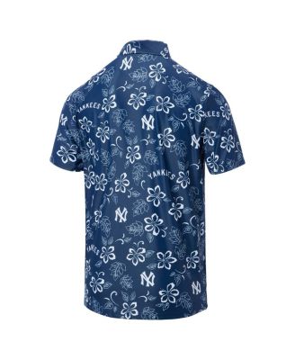 Men's Navy New York Yankees Cooperstown Collection Performance Polo Shirt