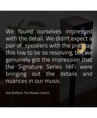 Signature HiFi 2-Way Bookshelf Surround Sound Speakers for a 2-Channel Stereo or Home Theater System