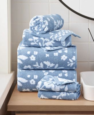 Folk Floral Cotton 6-Pc. Bath Towel Set