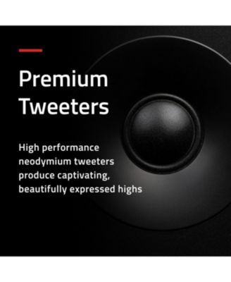 Ai81 Powered 2-Way Floorstanding Tower Speakers with 150W Built-in Amplifier for TV, Turntable, PC and Bluetooth