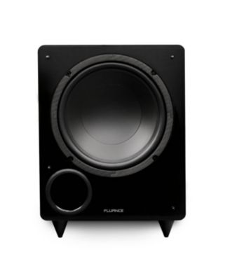 Ai81 Powered Floorstanding Speakers (Bamboo), DB10 10" Powered Subwoofer (Black), 15ft RCA Subwoofer Cable