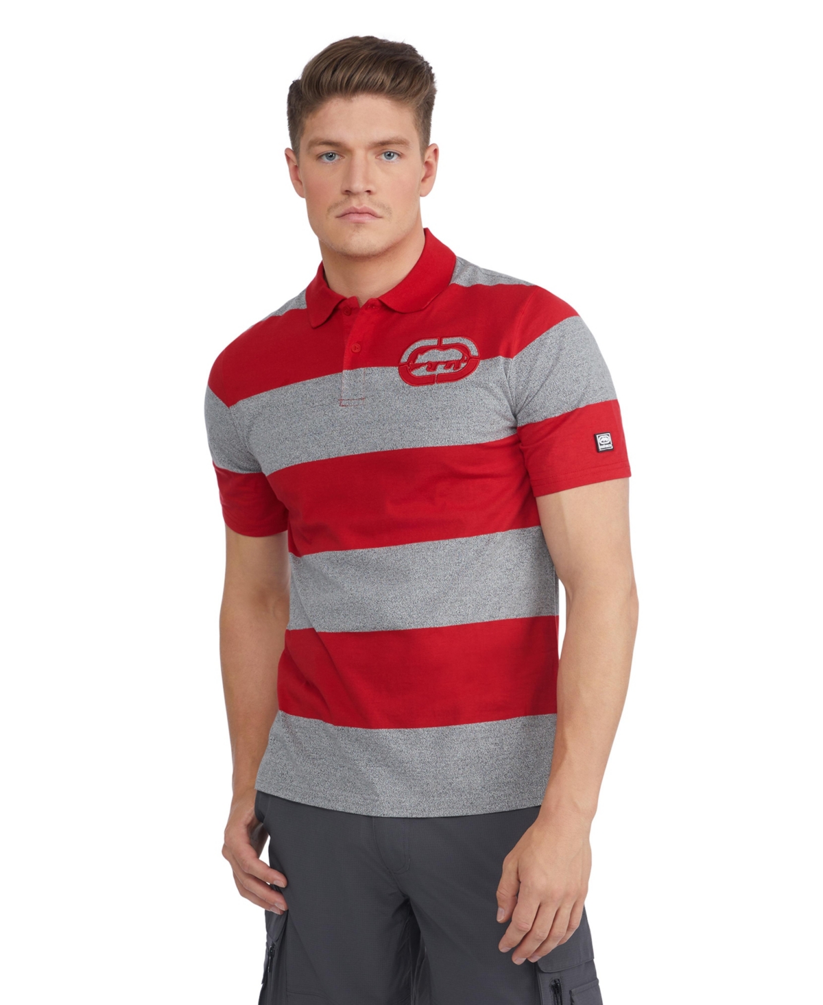Men's Rugby Rhino Short Sleeve Polo Shirt - White