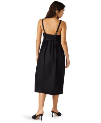 Women's Juno Belted V-Neck Midi Dress