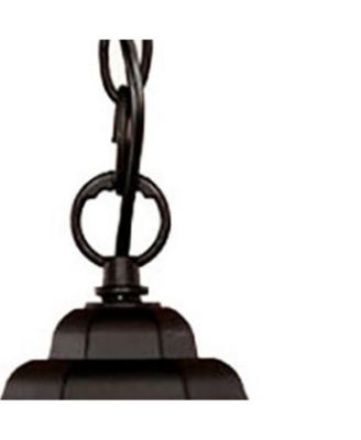 Textured Glass Lantern Hanging Light – Classic Lighting for Exterior Spaces