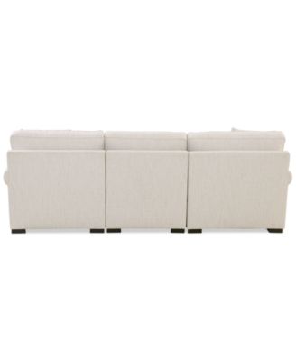 Radley Roll Arm 98" 3-Pc. Fabric Chaise Sectional, Exclusively at Macy's