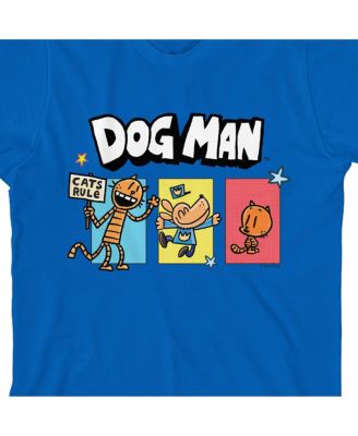 Boys Petey the Cat & Lil' Petey Youth Royal Blue Short Sleeve Tee-XL