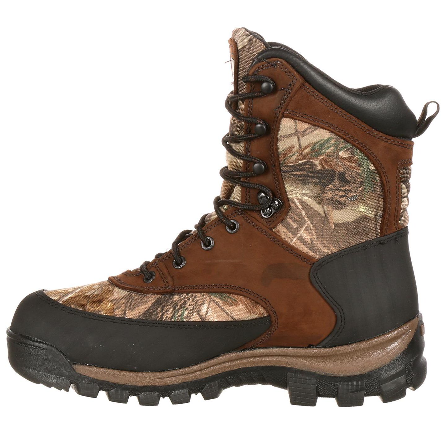 Мужские ботинки ROCKY Core Waterproof 400G Insulated Outdoor Boot, цвет: Коричневый — фото 6
