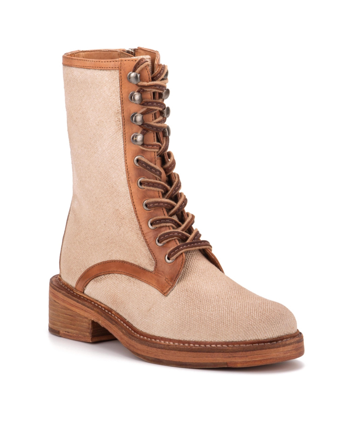 Women's Delia Combat Boots - Tan multi