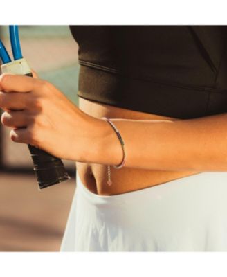 Rainbow Colourful Sterling Silver Tennis Bracelet