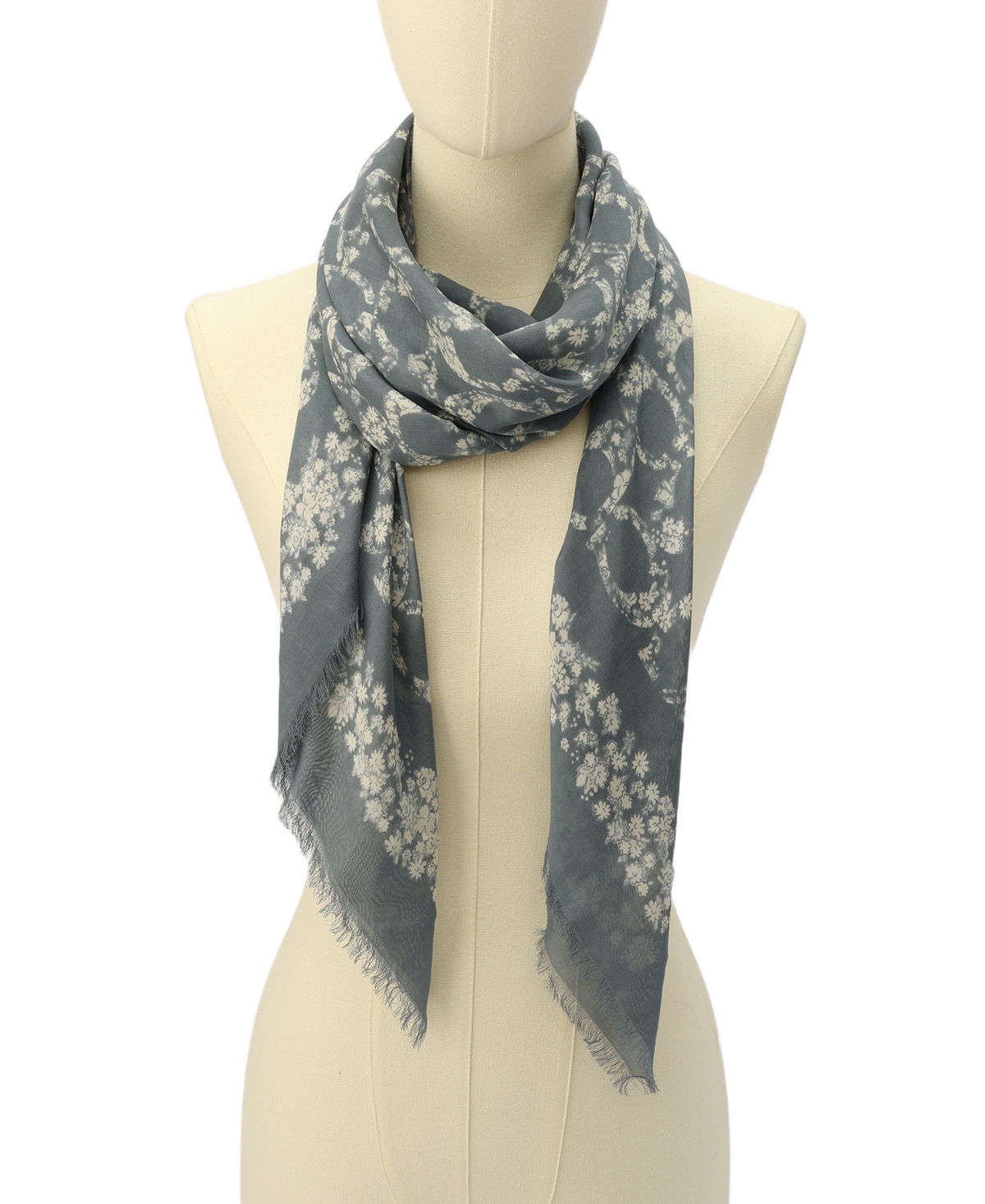 Coach Women's Signature Rose Meadow Print Oversized Square Scarf