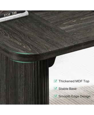 62-Inch Wood Double Pedestal Easy-Assembly Executive Desk – Modern Home Office Workstation & Writing Table