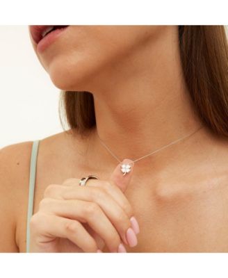 Four Leaf Clover Sterling Necklace -
