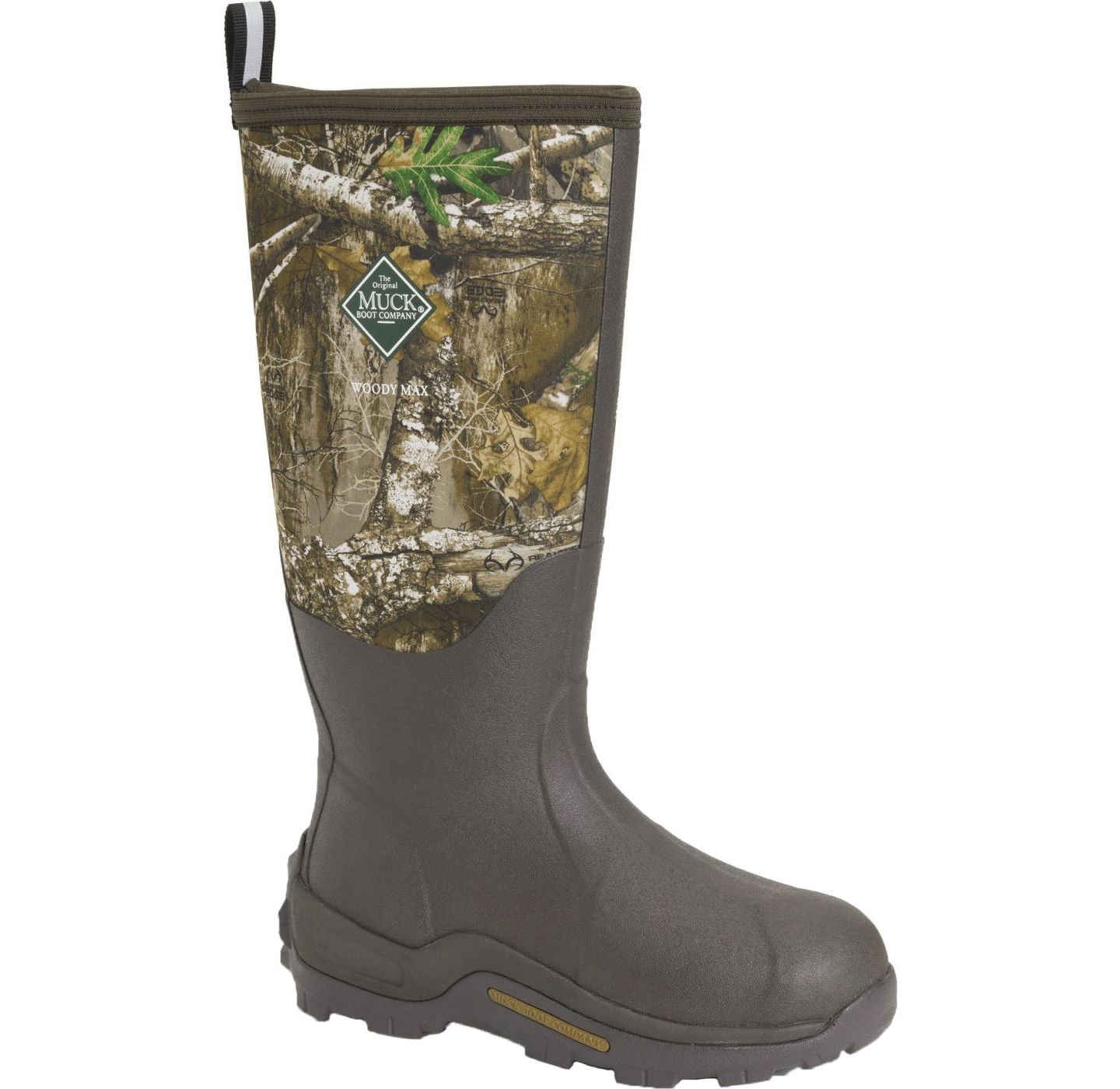 Мужские ботинки MUCK RealTREE Edge Woody Max Tall Boot, цвет: Камуфляжный — фото 1