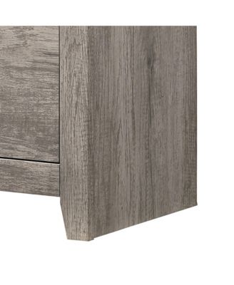 Harmony 2-Drawer Wooden Side End Table, Nightstand