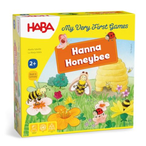 Детские настольные игры Haba Hanna Honeybee Cooperative Matching 10-Piece Board Game, Ages 2+, цвет: Mutli