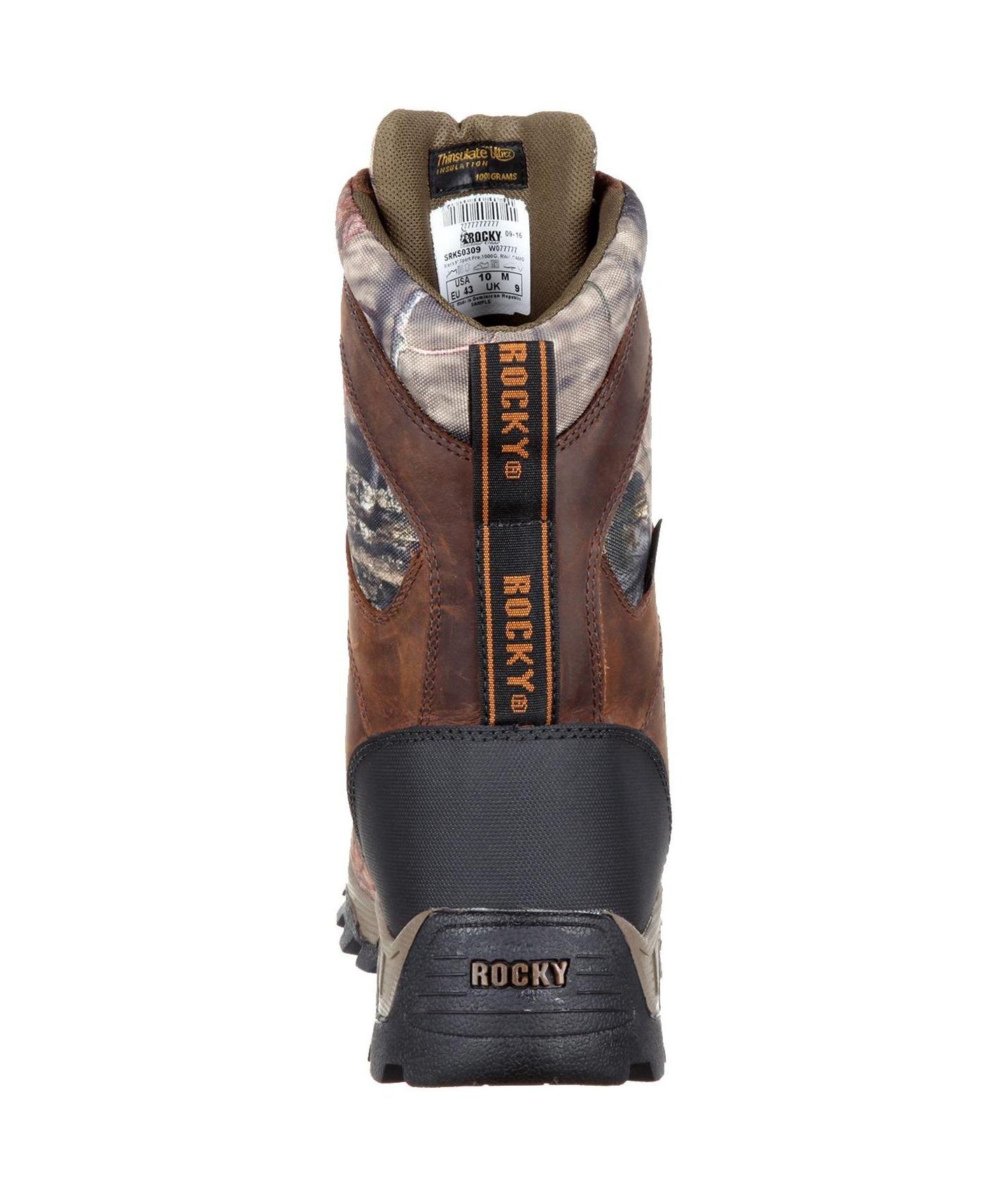Мужские ботинки ROCKY Sport Pro 1000G Insulated Hunting, цвет: Mossy Oak Break Up Country — фото 4