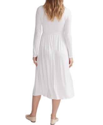 Maternity The Softest Rib Nursing Friendly Dress