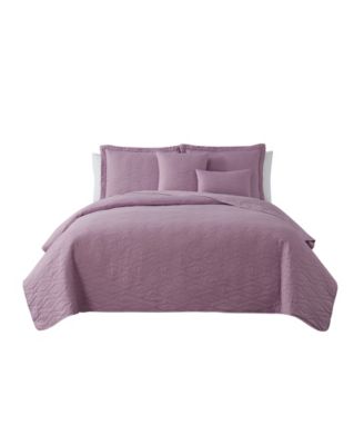 Ellipse Embossed 5-Pc. Quilt Set, King/California King